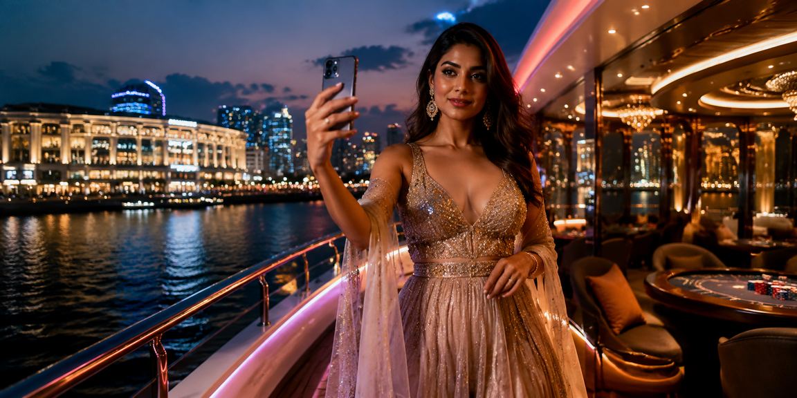 Live casino game interface on a smartphone in Delhi city